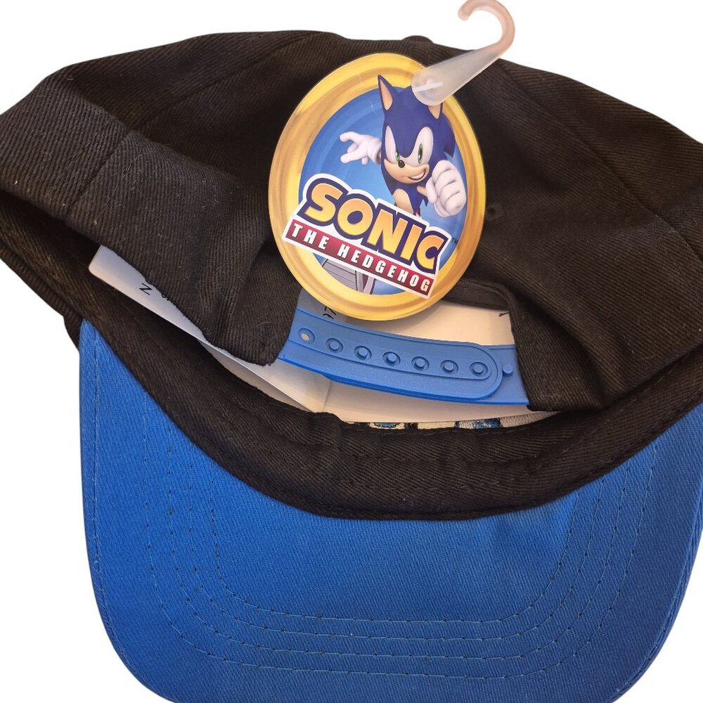 Sonic The Hedgehog Childs Hat Snap Back Cap NWT - Picture 3 of 4
